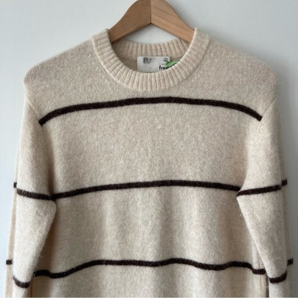 ❌SOLD ❌Aritzia Wilfred Free Cipriana Alpaca Wool Blend Striped Sweater Dress XXS - Picture 4 of 9